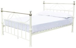 HOME - Crystal Ivory - Bed Frame - Double